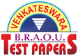 BRAOU Test Papers by Venkateswara Publications